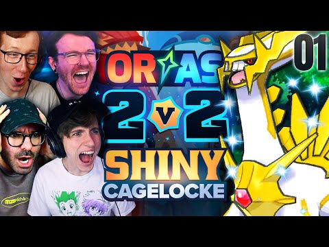 CRAZY RANDOMIZER LUCK! • Pokemon ORAS 2v2 Shiny Cagelocke • 01