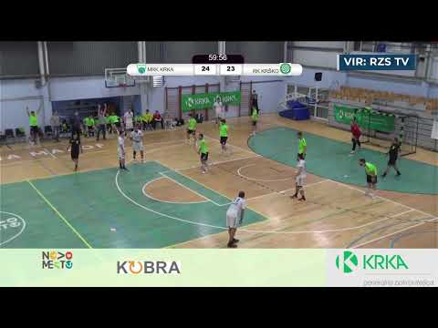 Zadnji napad na tekmi MRK Krka : RK Krško, 15. krog 1. B SRL