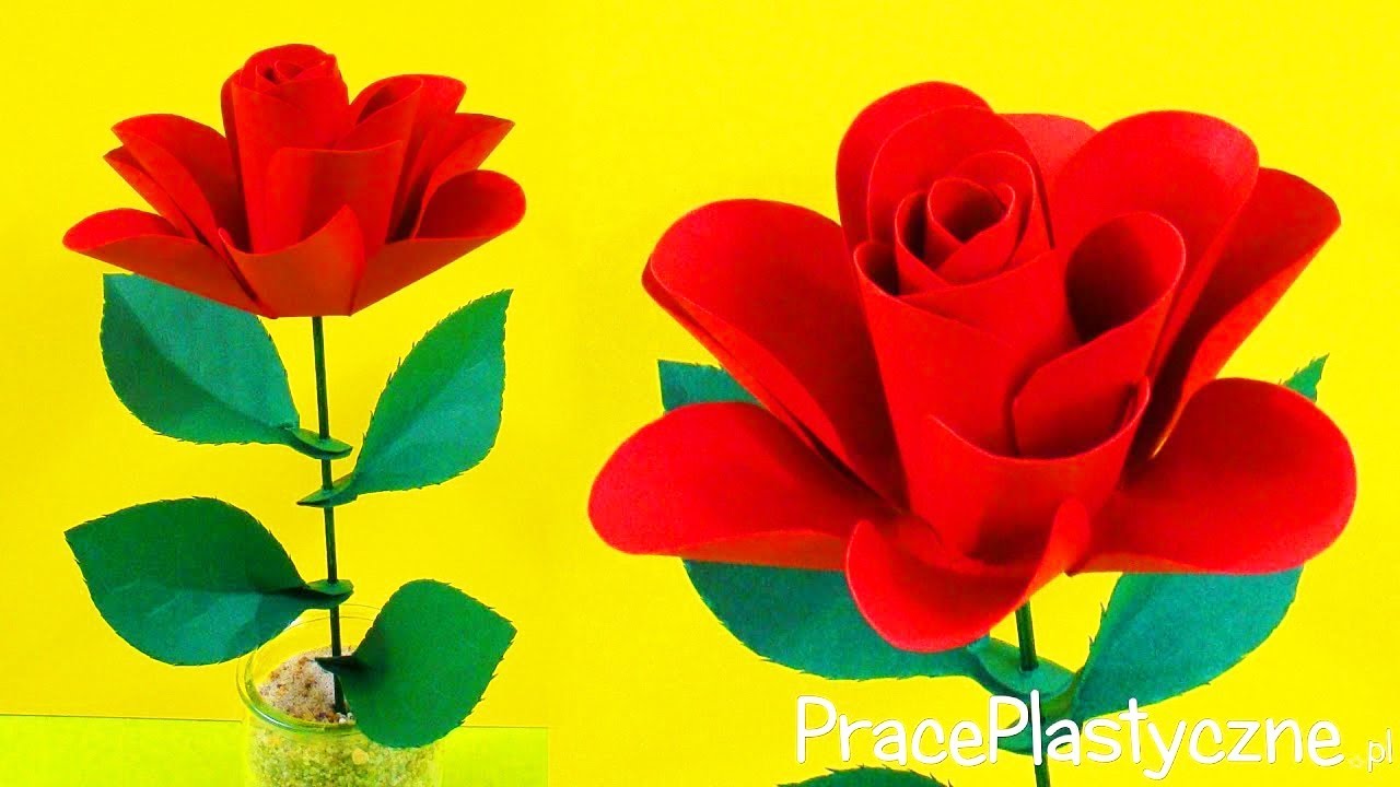 Jak zrobić różę z papieru?