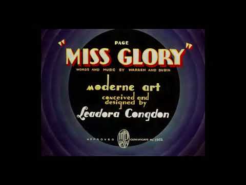Page Miss Glory (1936) Intro And Outro