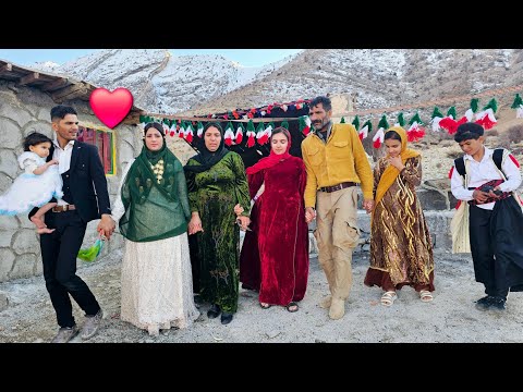 Zulfa and Ramin's engagement and wedding ceremony ended with the help of a teacher❤❤