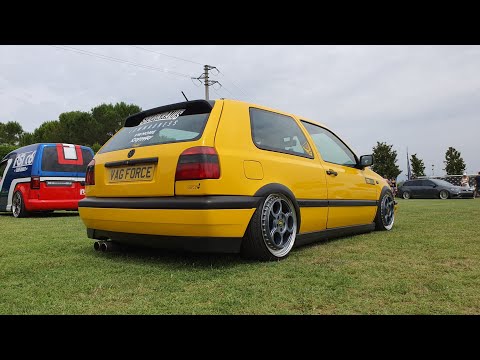 Modified VW GOLF MK3 compilation SO.GA 2021 Southern Gardasee
