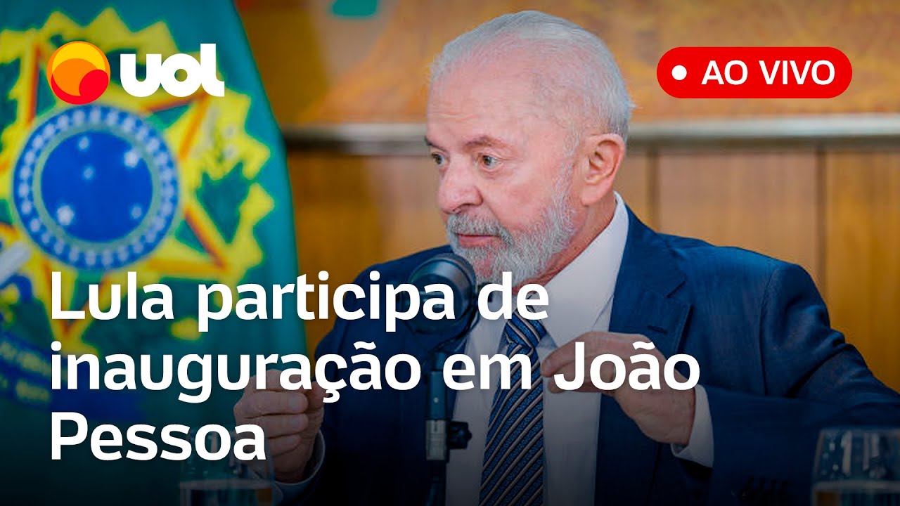 Lula participa de cerimônia de inauguração de AeC em João Pessoa; acompanhe ao vivo