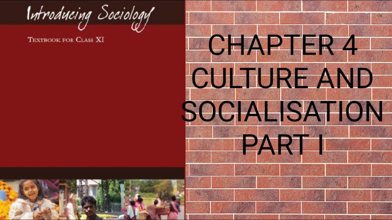 INTRODUCING SOCIOLOGY CHAPTER 4 CULTURE AND SOCIALISATION NCERT