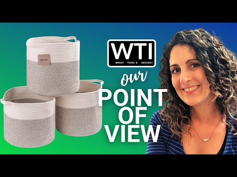 Voten Cube Storage Baskets Bins - WTI product video review