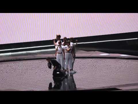 Loïc Nottet from Belgium rehearses 'Rhythm Inside'