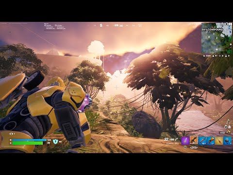 BUMBLEBEE SKIN GAMEPLAY IN FORTNITE!! TRANSFORMERS IN FORTNITE!! #EpicPartner