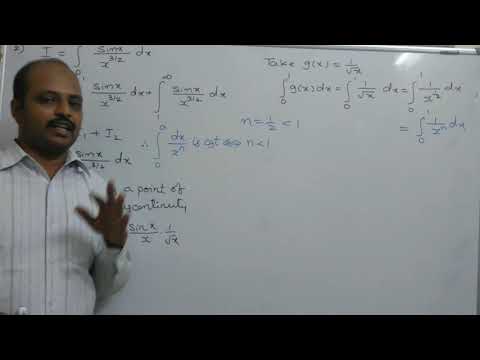 REAL ANALYSIS-IMPROPER INTEGRALS-CLASS-13