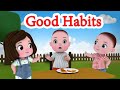 Good Habits Hindi Rhymes For Children चबाकर खाओ Jingle Toons