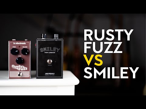 JHS Smiley vs TC Electronic Rusty Fuzz - A silicon Fuzz Face comparison
