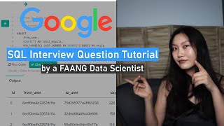 Data Science SQL Interview Question Walkthrough (real interview style) | SQL Sundays #8