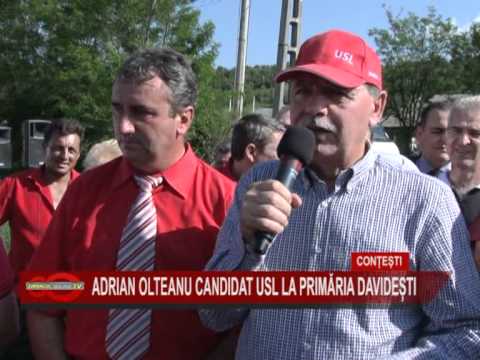 ADRIAN OLTEANU CANDIDAT USL LA PRIMARIA DAVIDESTI