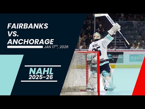 Game Recap: (1/17/26) Fairbanks Ice Dogs vs. Anchorage Wolverines - NAHL 2025-26 Season