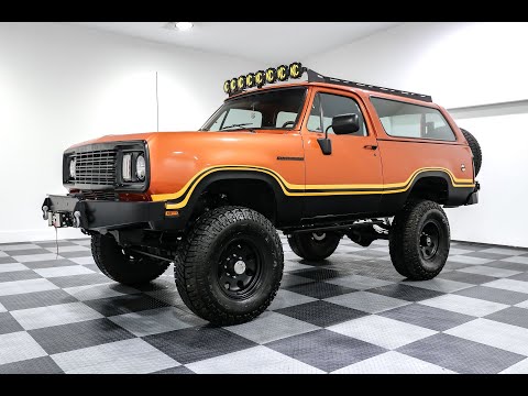 1978 Dodge Ramcharger (CC-1912291) for sale in Sherman, Texas
