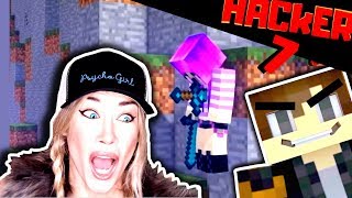 THE FINAL HACK! | PSYCHO GiRL REACTION to HACKER 7 | Minecraft Music