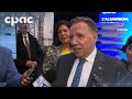 Le PM du QuĂŠbec François Legault sâadresse aux journalistes â 4 juillet 2025
