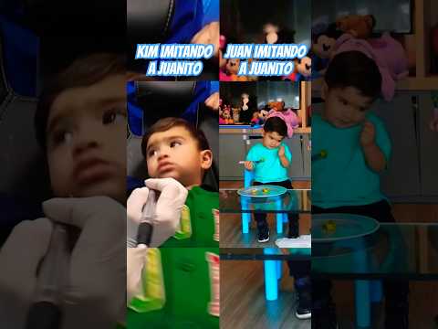 KIM Y JUAN IMITANDO A JUANITO 😅😂😅 | #jukilop #shorts #viral