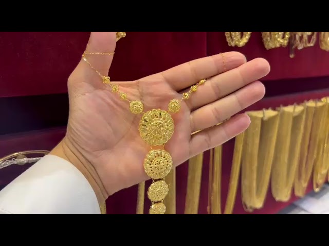 عقد كرسي جابر ذهب عيار 21