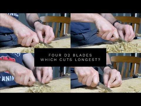 Whose D2 steel lasts longest?