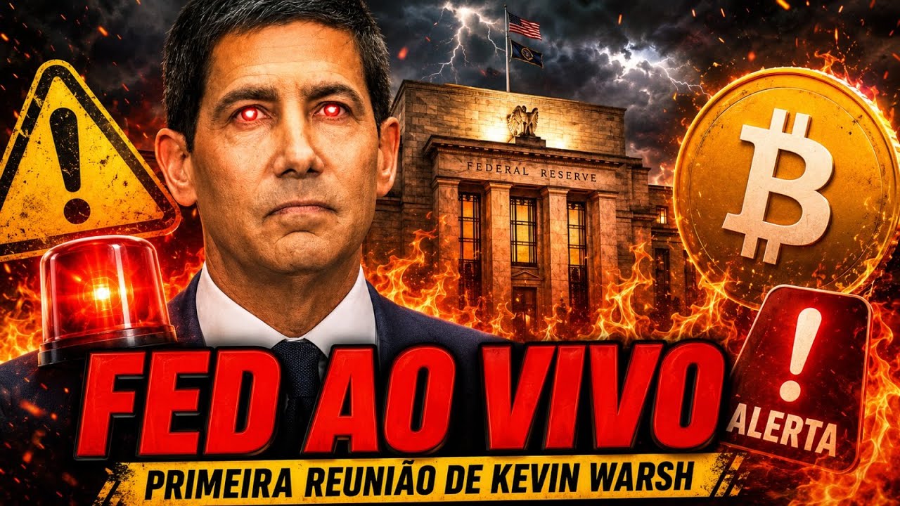 URGENTE! FED AO VIVO E DECISÃO DE JURO AMERICANO: KEVIN WARSH PODE MUDAR O RUMO DA ECONOMIA?
