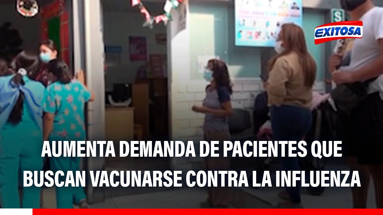 🔴🔵 Santa Anita: Aumenta demanda de pacientes que buscan vacunarse contra la influenza