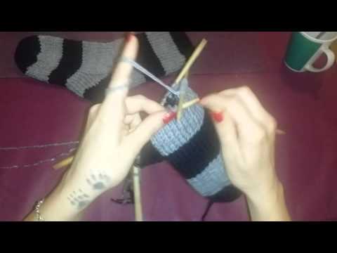 Socken stricken für anfänger teil 5