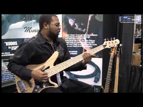 MusicCord Artist Bassist Nathaniel Kearney Jr. Plays NAMM 2011 Essential Sound Products