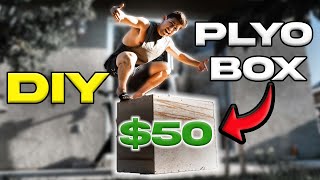 How To Build A Plyo Box | No Cutting Required | DIY Garage Gym Equipment