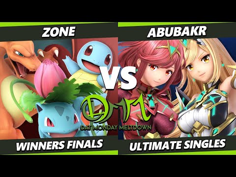 DAT MM 316 WINNERS FINALS - Zone (Pokemon Trainer) Vs. Abubakr (Pyra Mythra) Smash Ultimate - SSBU