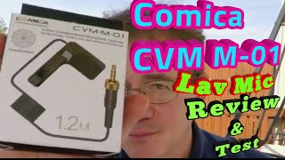 Review of Comica CVM M-O1 Lavalier Mic ✔