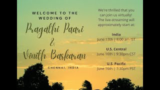 Wedding - Pragathi 💕 Vinith