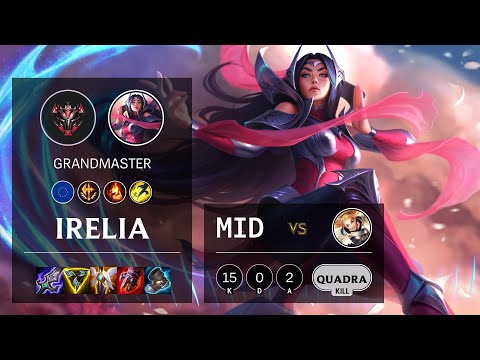 Irelia Mid vs Lux - EUW Grandmaster Patch 11.3