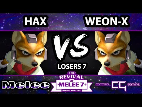 Revival of Melee 7 - Hax (Fox) Vs. Weon-X (Fox) - Losers Top 8
