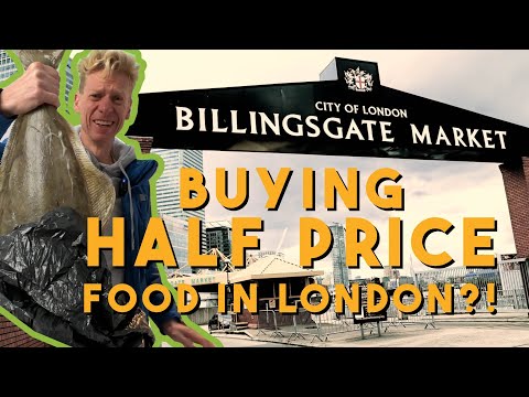Buying HALF PRICE FOOD at London wholesale markets (Visit Billingsgate, Smithfield and Spitalfields)