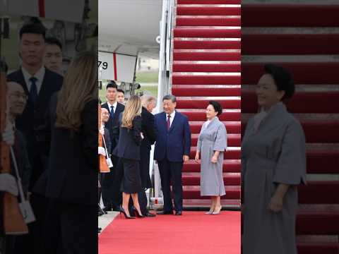 Xi Jinping welcomed by Donald Trump for state visit to US