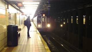 preview picture of video 'IRT Lexington Ave Line: R142 5 Train & R142A 6 Train at 103rd St (Downtown Bound)'