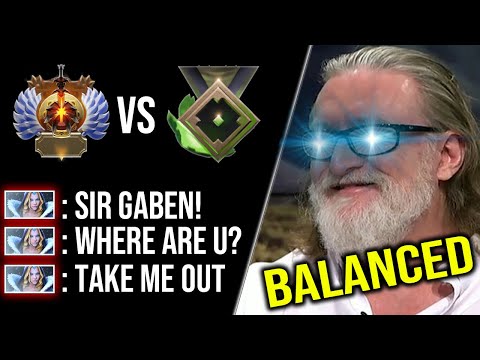 WTF "Immortal Team" vs "Herald Team" If you think your life is hard! Look at this 100% Balanced