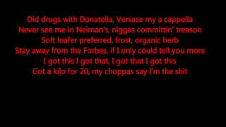 Millions - Pusha T Ft. Rick  Ross (LYRICS) (HQ)