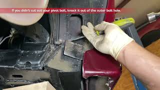 63-82 Corvette Trailing Arm Removal