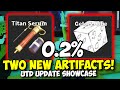 Two New OP Artifacts! Titan Serum & Getos Cube Showcase | Ultimate Tower Defense