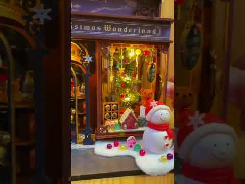 《DIY木製迷你書屋 材料包》聖誕奇境