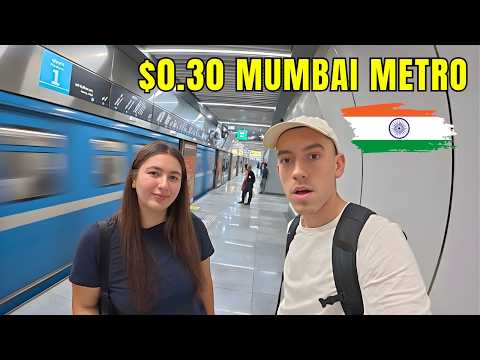 We Took The Famous Mumbai Metro For The First Time 🇮🇳