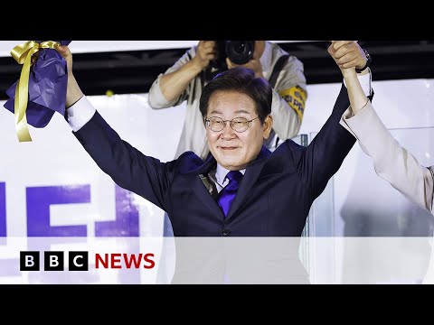 【國際時事】戒嚴混亂數月後，反對黨贏得韓國大選 (Opposition wins South Korean election after months of martial law chaos | BBC News)