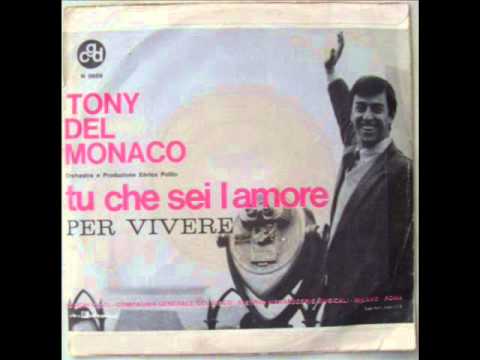 TONY DEL MONACO      PER VIVERE     1967