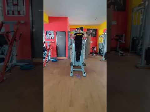 KNEE HIP RAISE ON PARALLEL BAR