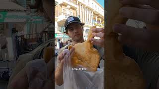 Luke Damant eats $1 fried street bread in Kurdistan, Iraq 🇮🇶 #shorts