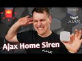 Ajax HomeSiren (black) - видео