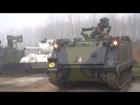 M113 A1 TOW version steel tracks - M113A1 TOW