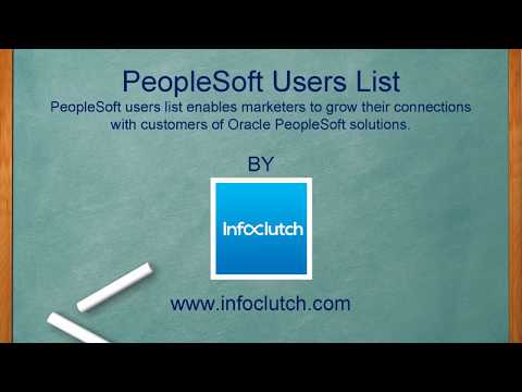 Peoplesoft Users List