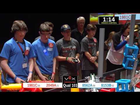 2015 VRC-MS Oppo Q103 -  (1981C 8562A) 26-Opportunity Div-VRC Middle School-VEX Worlds 2015